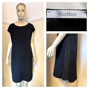 MaxMara black sheath dress